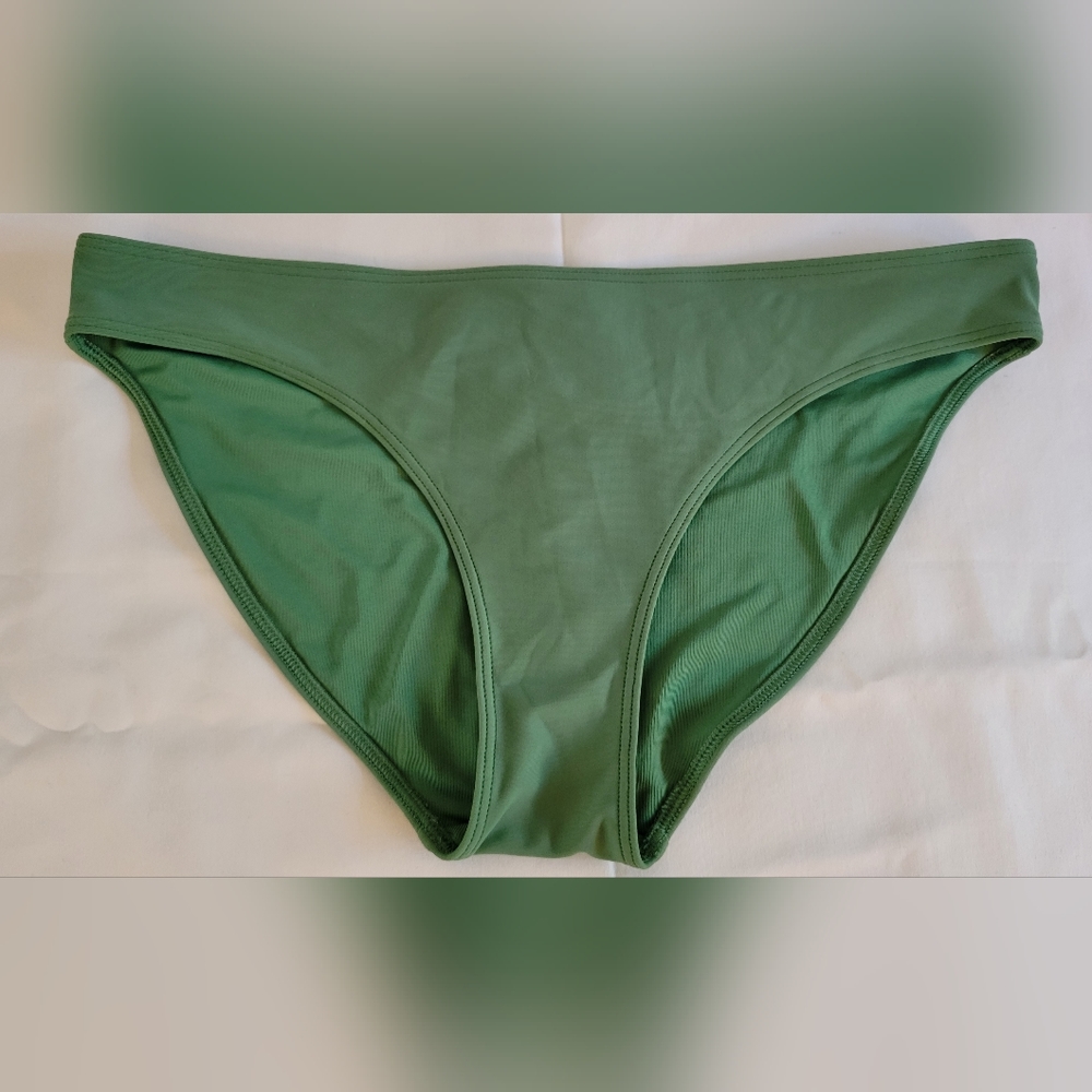 AE Aerie Bikini Bottoms, Green, M